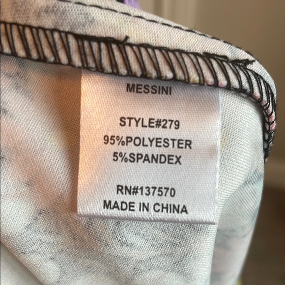 Multicolored Floral Trumpet Midi Skirt Size XL - Picture 7 of 8